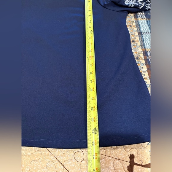 Kim Rogers Petite blue and white top women’s Xl - Picture 7 of 8